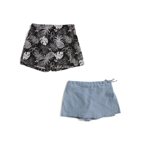 VINCE CAMUTO multi Little Girls 2pk Skorts - Picture 1 of 2